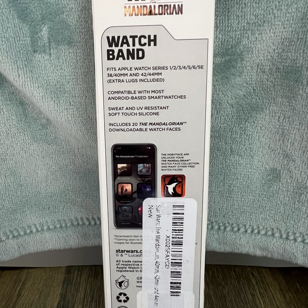 MobyFox Star Wars The Mandalorian The Child Edition smartwatch band - Picture 2 of 3
